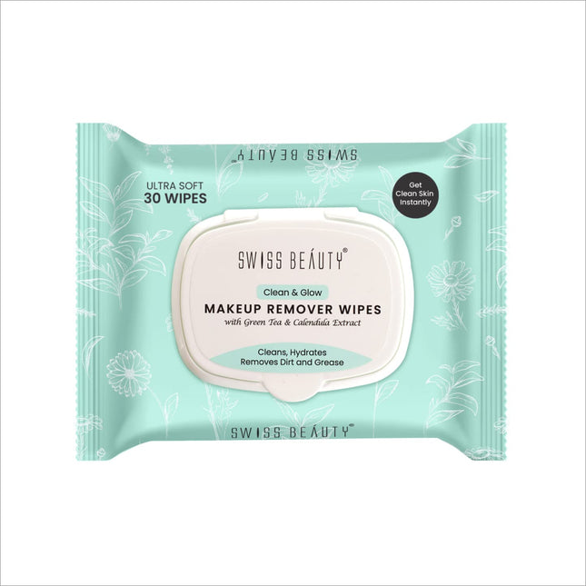 Swiss Beauty Clean & Glow Makeup Remover Wipes - PACK OF 1