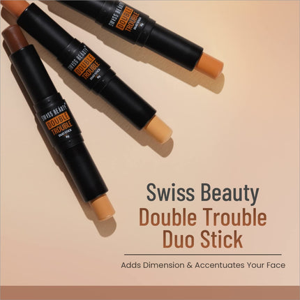 Swiss Beauty Double Trouble Duo Super Highlighter