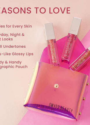 Swiss Beauty Everyday Lip Gloss Trio Kit - LIP GLOSS