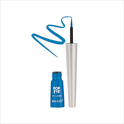 Swiss Beauty Eye Popping Eyeliner - Shade No. 4 — BLUEBIRD -