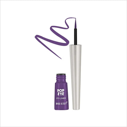 Swiss Beauty Eye Popping Eyeliner - Shade No. 7 — PLUM