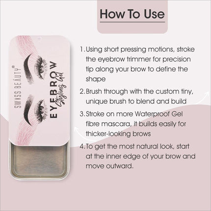 Swiss Beauty Eyebrow Styling Gel - eyebrow pen