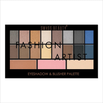 Swiss Beauty FASHION ARTIST EYESHADOW & BLUSHER PALETTE -