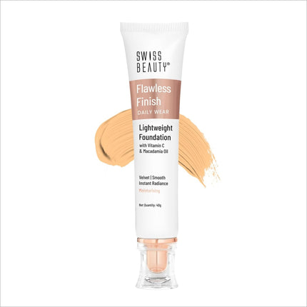 Swiss Beauty Flawless Finish Foundation - Shade-06 Medium -