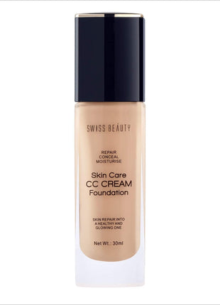 Swiss Beauty Foundation Skin Care Cc Cream - Natural-Nude -