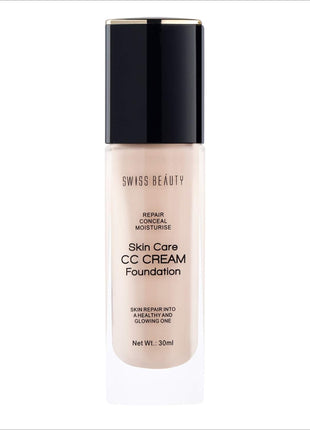 Swiss Beauty Foundation Skin Care Cc Cream - White-Ivory -