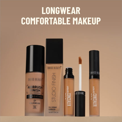 Swiss Beauty Full coverage Foundation Studio Finish -