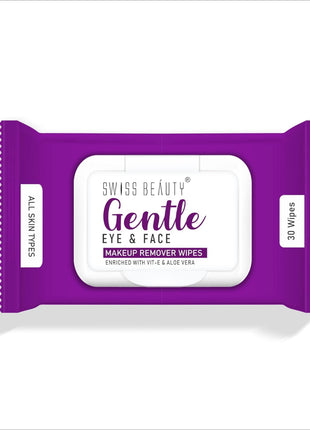 Swiss Beauty Gentle Eye and Face Makeup Remover Wipes