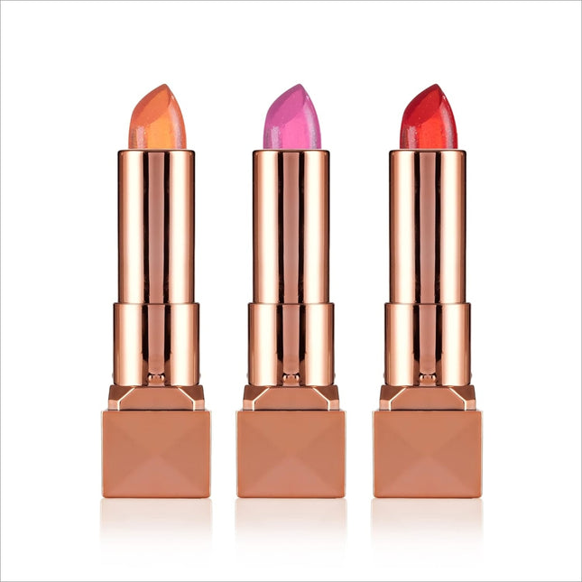 Swiss Beauty Glitter Color Change Gel Lipstick PACK OF 3 -