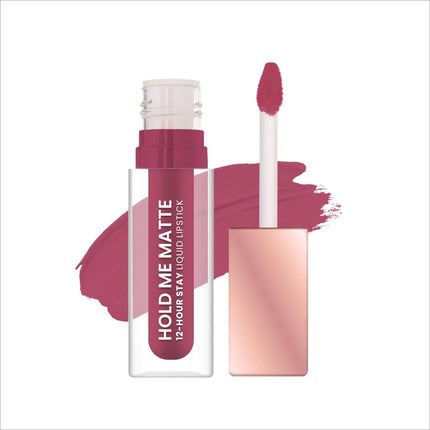 Swiss Beauty Hold Me Matte Liquid Lipstick - Shade No. 12 —
