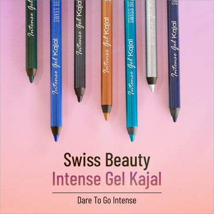 Swiss Beauty Intensegel Kajal - KAJAL BLACK