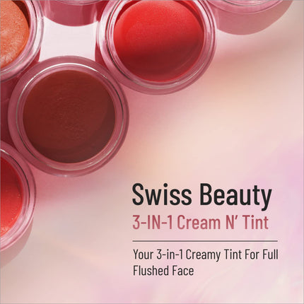 Swiss Beauty Lip Cheek And Eyeshadow Tint - blush