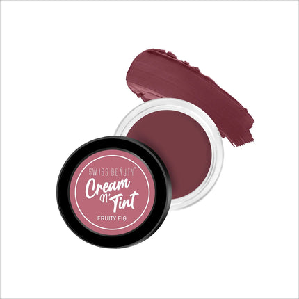 Swiss Beauty Lip Cheek And Eyeshadow Tint - FRUITY FIG blush