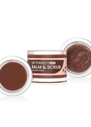 Swiss Beauty Lip Perfect Duo Balm & Scrub with Coffee