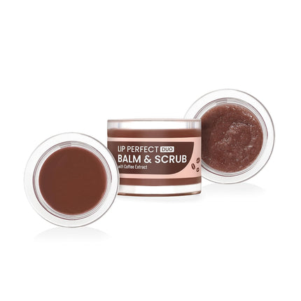 Swiss Beauty Lip Perfect Duo Balm & Scrub with Coffee