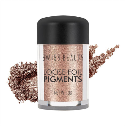 Swiss Beauty Loose Foil Pigments Eyeshadow - Shade No. 1 — 6