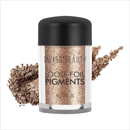 Swiss Beauty Loose Foil Pigments Eyeshadow - Shade No. 1 — 7