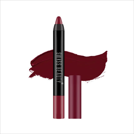 Swiss Beauty Matte Long Lasting Crayon Lipstick - Shade No.