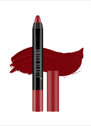 Swiss Beauty Matte Long Lasting Crayon Lipstick - Shade No.