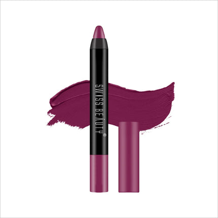 Swiss Beauty Matte Long Lasting Crayon Lipstick - Shade No.