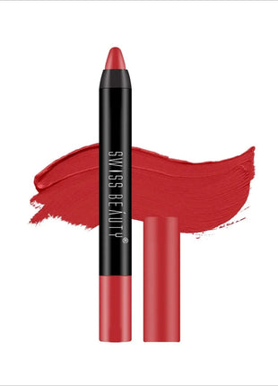 Swiss Beauty Matte Long Lasting Crayon Lipstick - Shade No.