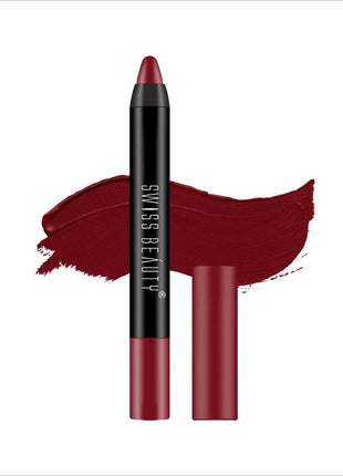 Swiss Beauty Matte Long Lasting Crayon Lipstick - Shade No.