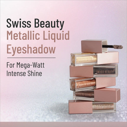 Swiss Beauty Metallic Liquid Eyeshadow pack of 6 - eye