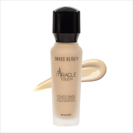 SWISS BEAUTY Miracle Touch Foundation - Medium Beige -
