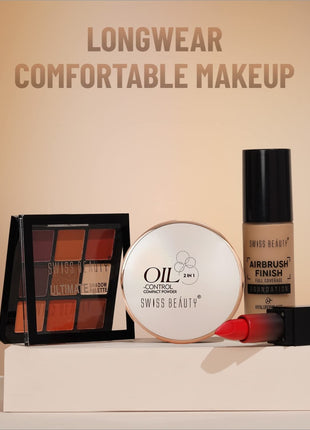 Swiss Beauty Oil Control Compact Powder - FACE POWDER