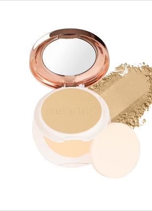 Swiss Beauty Oil Control Compact Powder - Skin-Beige - FACE