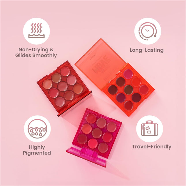 Swiss Beauty On the Move Pigmented Lip Palette - LIPSTICK