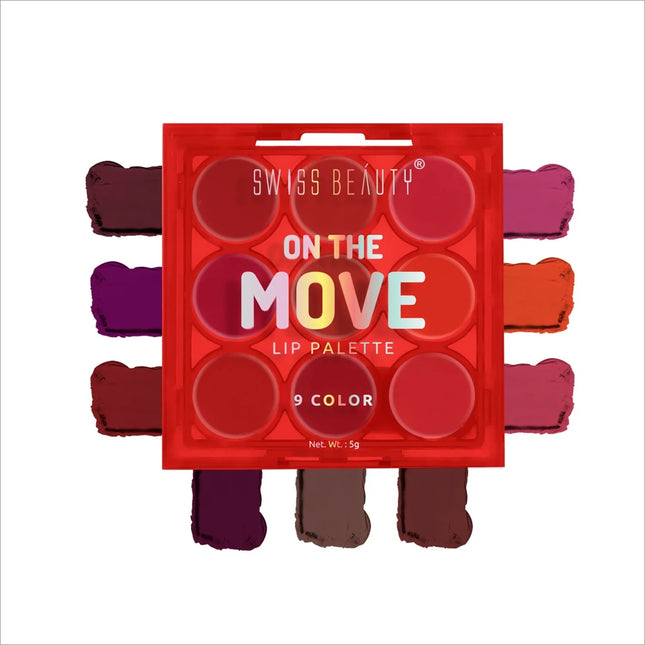 Swiss Beauty On the Move Pigmented Lip Palette - Shade No. 1