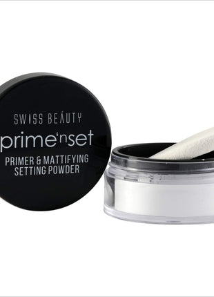 Swiss Beauty Primer Mattifying Setting Powder With Spf 15 -