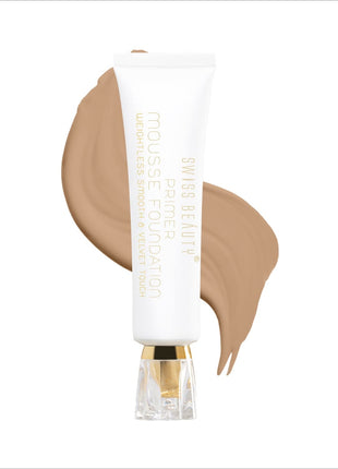 Swiss Beauty Primer Mousse Foundation - Beige - FOUNDATION