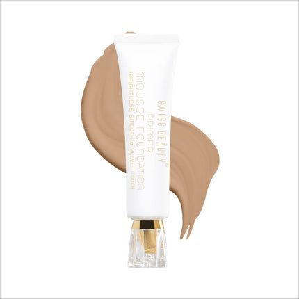 Swiss Beauty Primer Mousse Foundation - Beige - FOUNDATION