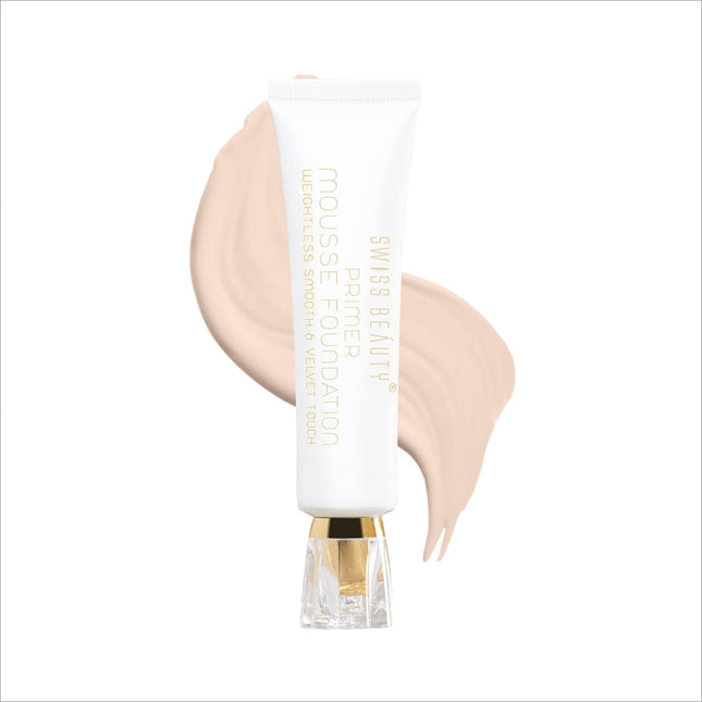 Swiss Beauty Primer Mousse Foundation - Rose Blush -