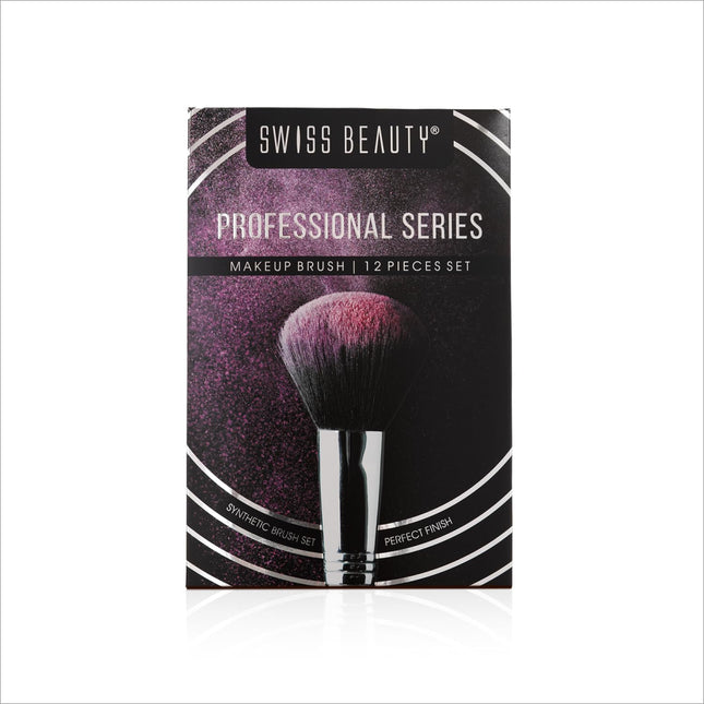 Swiss Beauty Professional Face & Eye Brush Set of 12