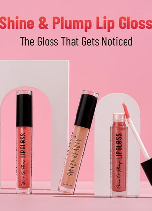 Swiss Beauty Shine & Plump LIP GLOSS - LIP GLOSS