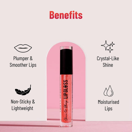 Swiss Beauty Shine & Plump LIP GLOSS - LIP GLOSS