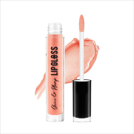 Swiss Beauty Shine & Plump LIP GLOSS - Shade No. 2 — NUDE