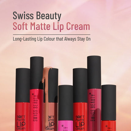 Swiss Beauty Soft Matte Lip Cream Weightless Lipstick -
