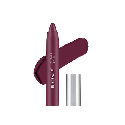 Swiss Beauty Stain Matte Lipstick - Shade No. 10 —
