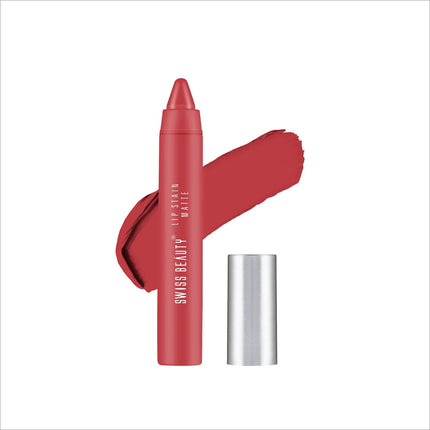 Swiss Beauty Stain Matte Lipstick - Shade No. 17 —