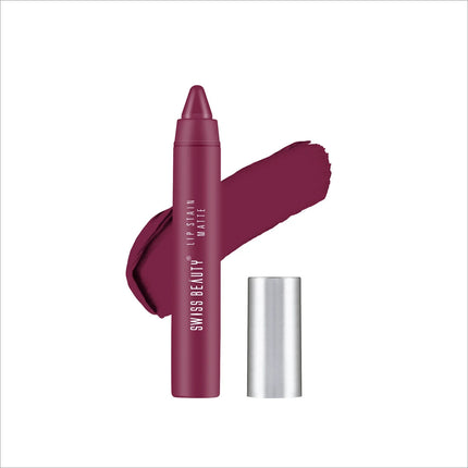 Swiss Beauty Stain Matte Lipstick - Shade No. 23 — VELVET