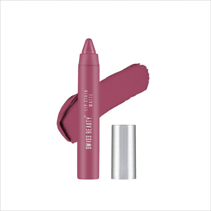 Swiss Beauty Stain Matte Lipstick - Shade No. 9 — PINK