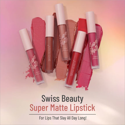 Swiss Beauty Super Matte Lipstick - LIQUID LIPSTICK