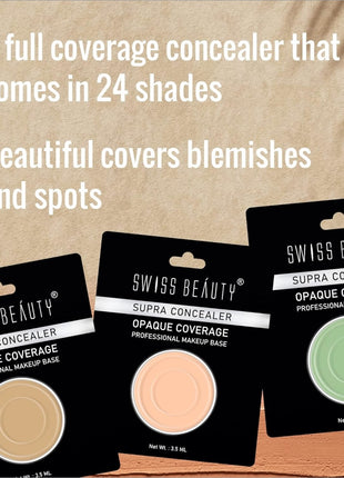 SWISS BEAUTY Supra Concealer Opaque Coverage Professional