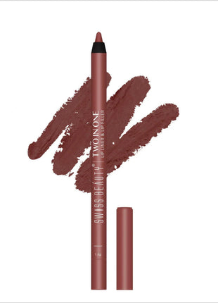 Swiss Beauty Two in One Lip Liner & Lip Filler - Shade No.