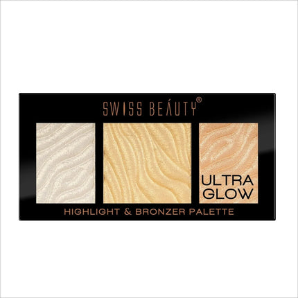 Swiss Beauty Ultraglow Highlighter & Bronzer Palette -