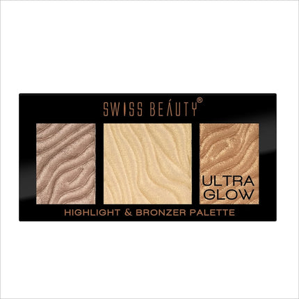 Swiss Beauty Ultraglow Highlighter & Bronzer Palette -